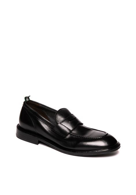 Black 6010 loafer GREEN GEORGE | 6010BORNEO-NERO